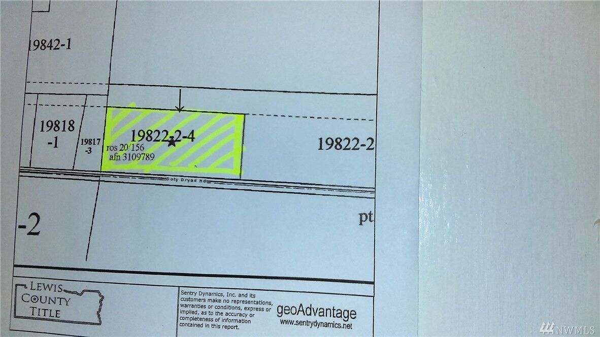 Property Photo: 0 Doty Dryad Rd WA 98532