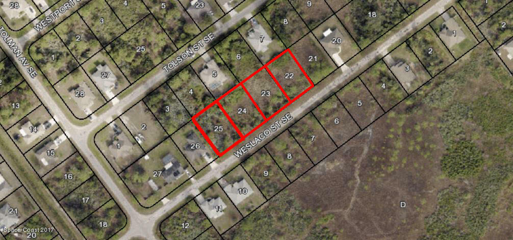 4- Lots Weslaco 919-927-935-943 Street SE  Palm Bay FL 32909 photo