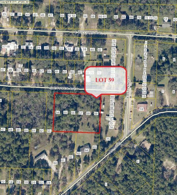 Property Photo:  Xxx Lot 59 Shoffner Avenue  FL 32539 