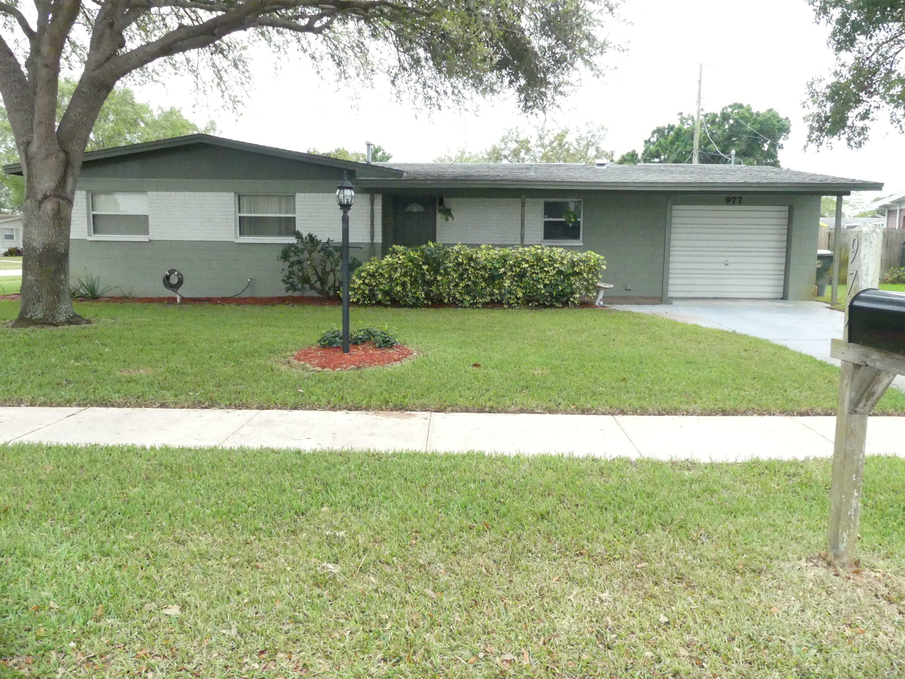 Property Photo:  977 Demaret Drive  FL 32955 