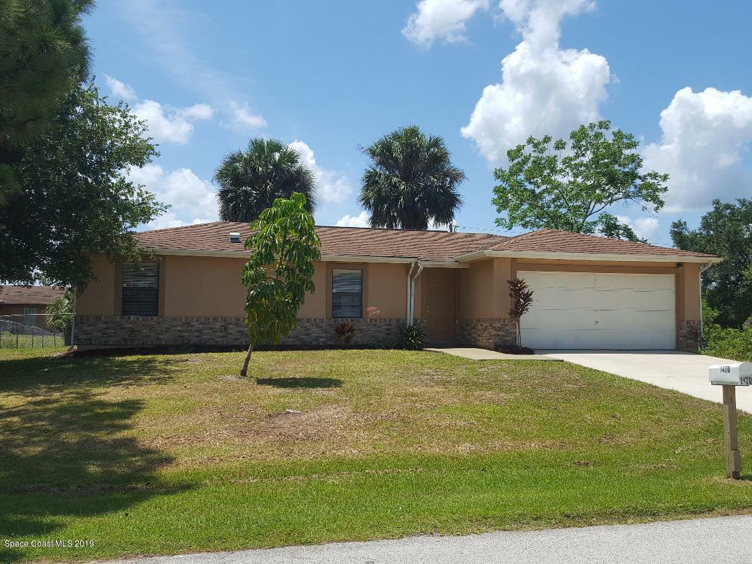 Property Photo:  1470 Toy Street SE  FL 32909 