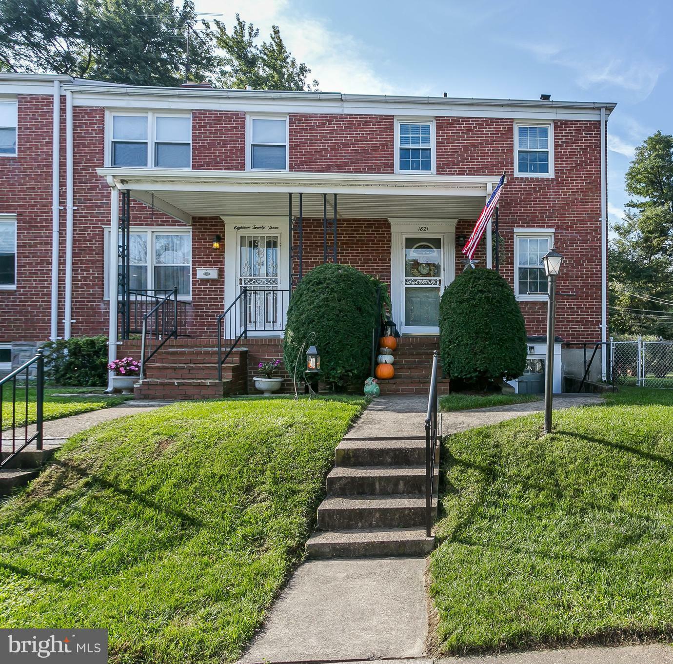 Property Photo: 1821 Darrich Drive MD 21234