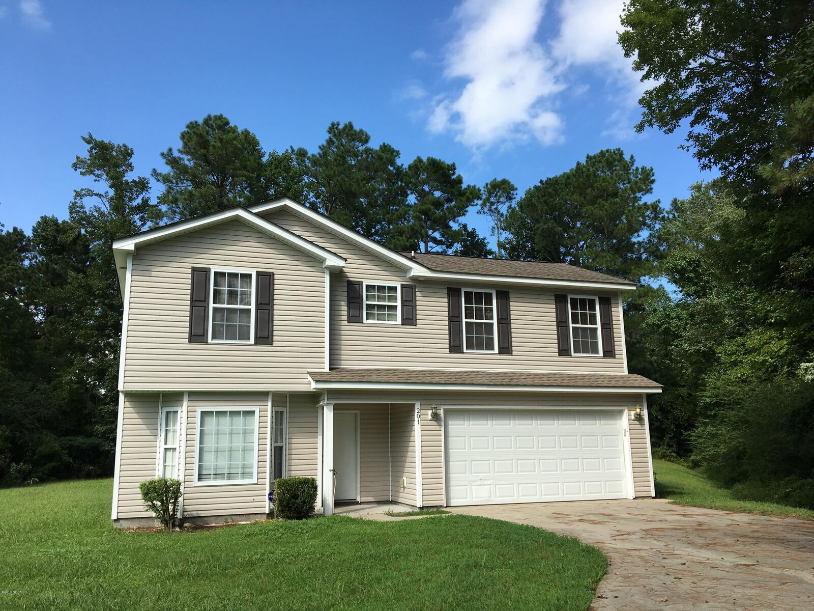 Property Photo:  201 Dawn Court  NC 28540 