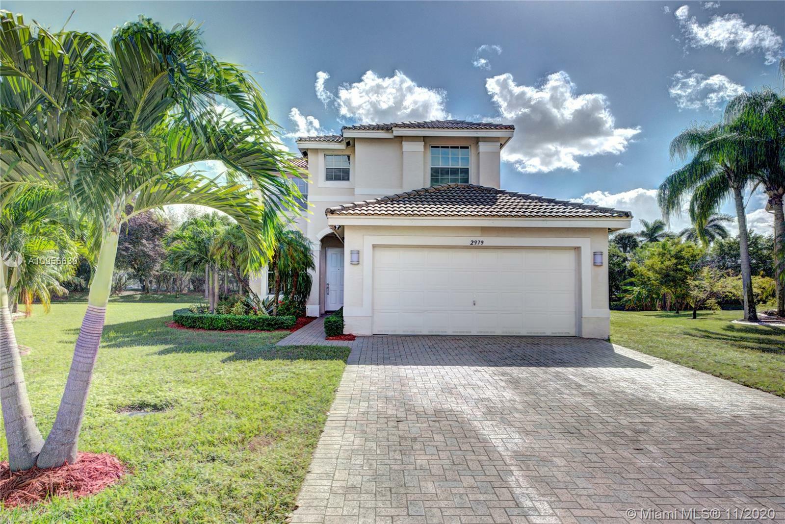 Property Photo:  2979 SW 161st Avenue  FL 33027 