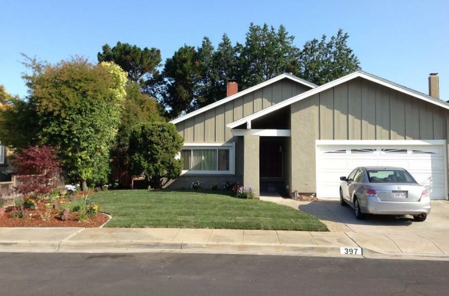 Property Photo: 397 Tampa Court CA 94404