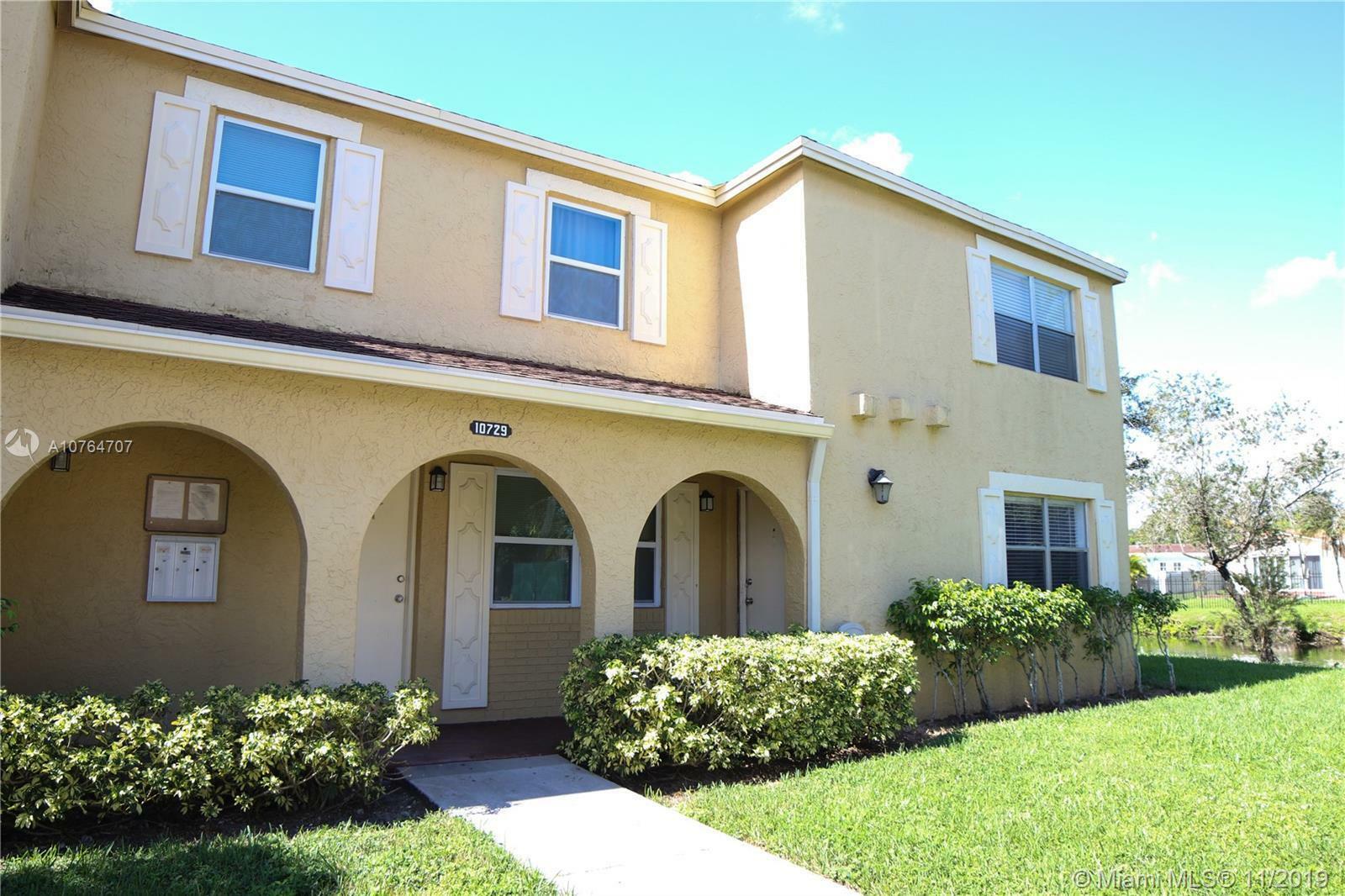 Property Photo:  10729 La Placida Drive 3-6  FL 33065 