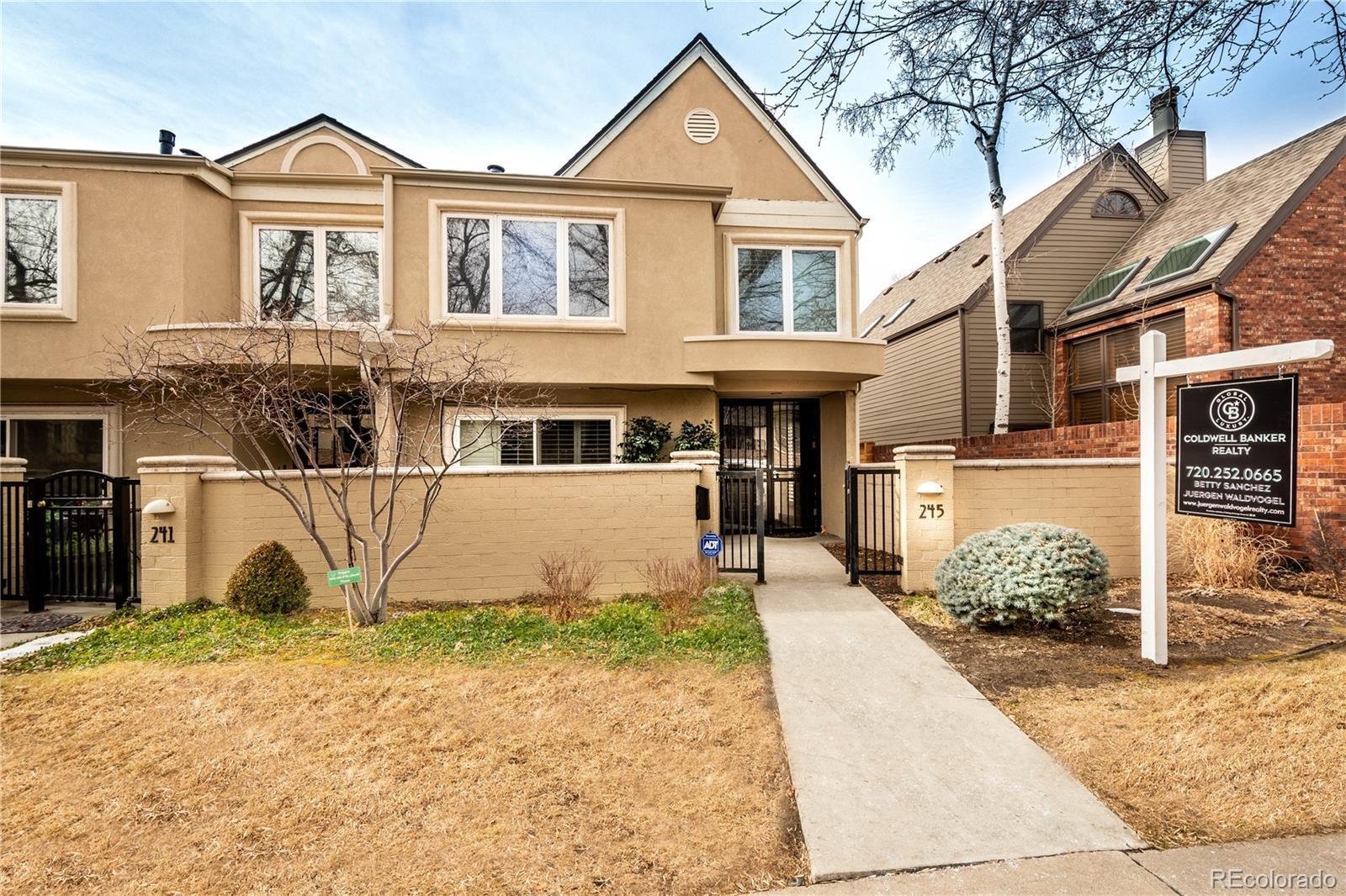 Property Photo: 245 Adams Street CO 80206