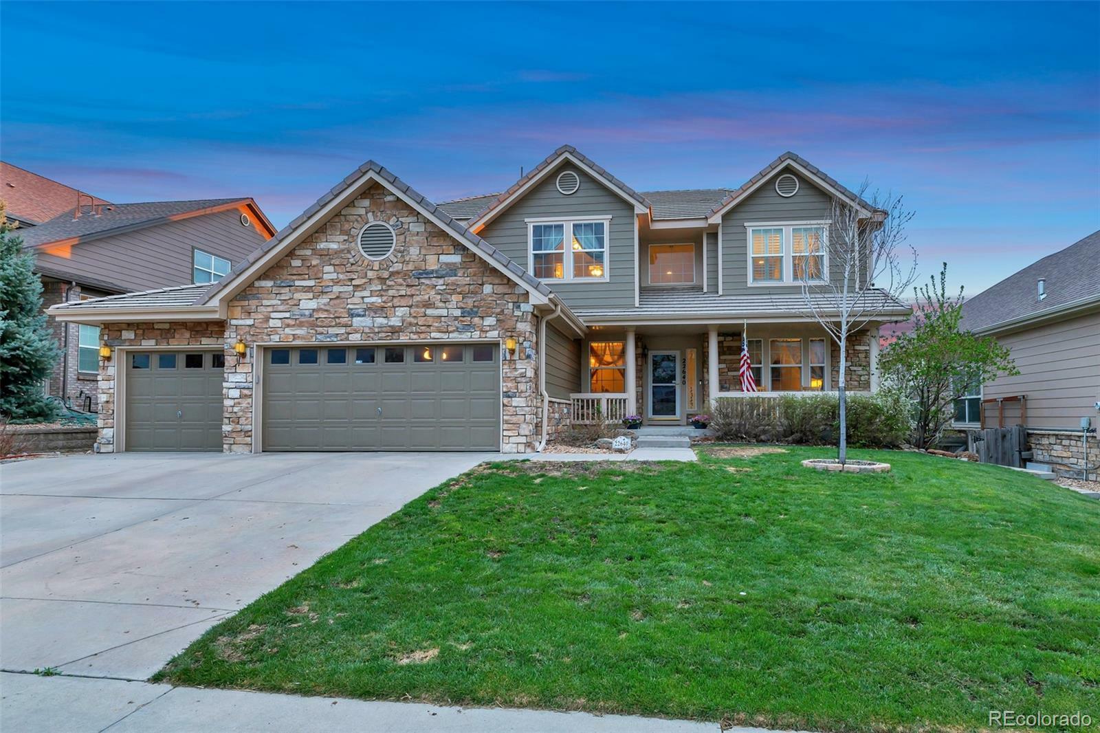 Property Photo: 22640 Hope Dale Avenue CO 80138