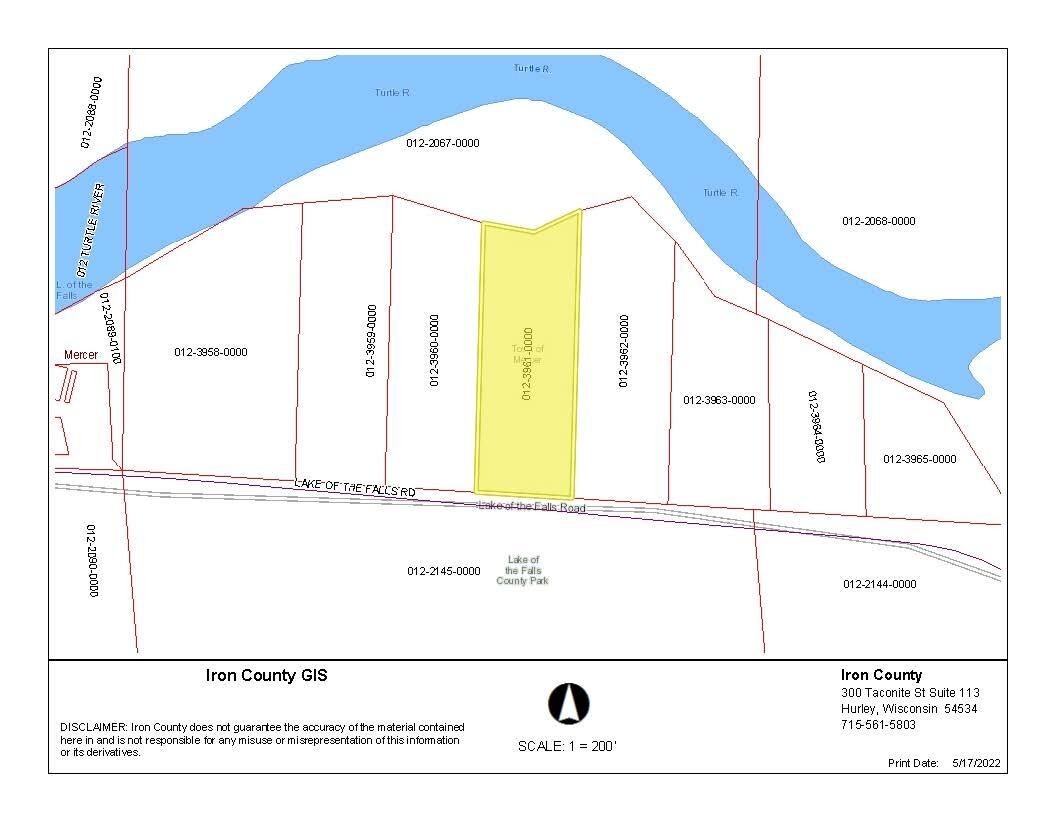 Property Photo:  On Lake Of The Falls Rd  WI 54547 