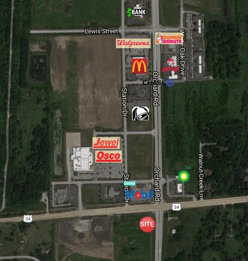 Property Photo:  0000 Swc Route 34 And Orchard Road  IL 60543 