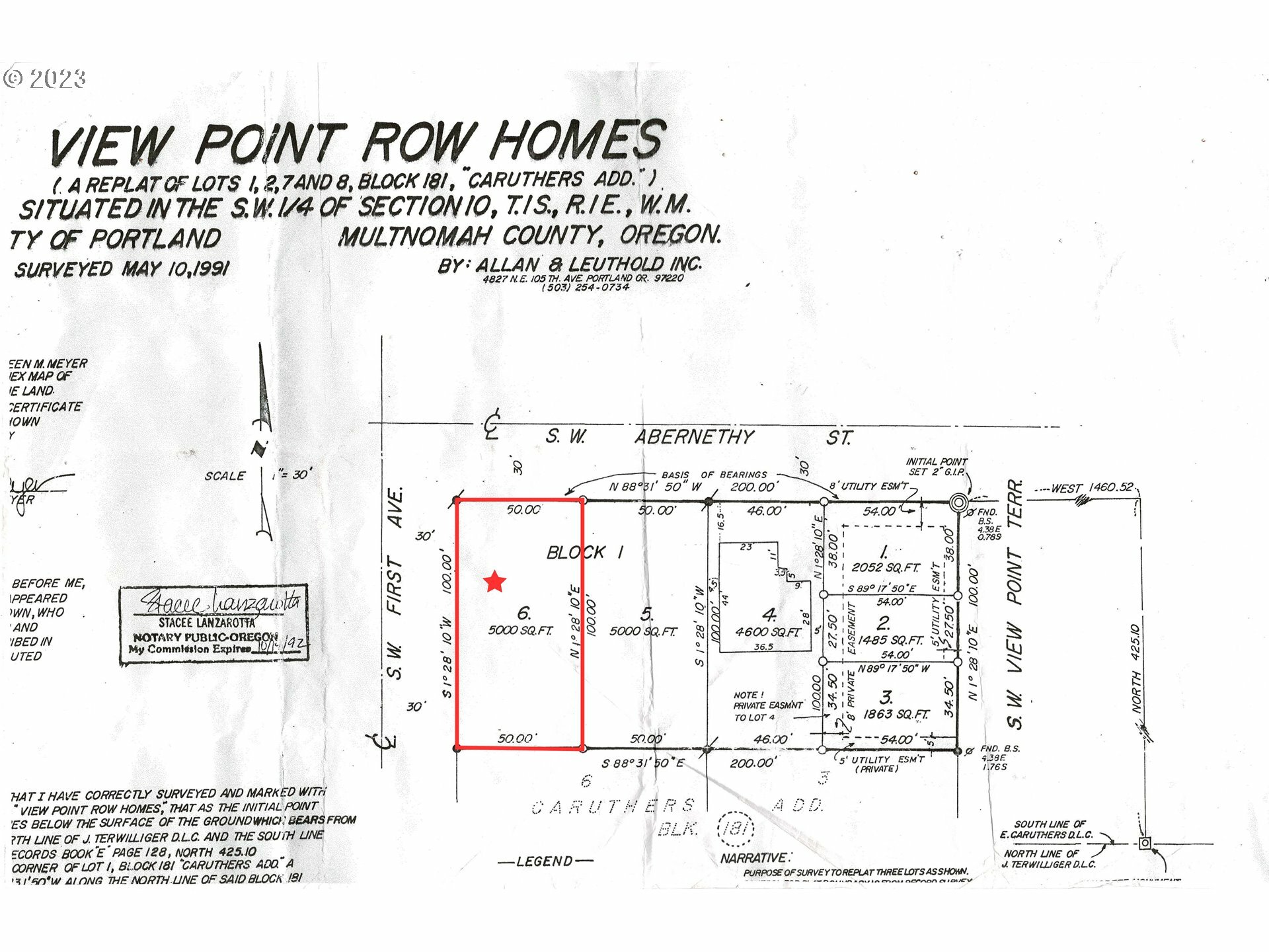 Property Photo: 36 SW Abernethy St OR 97239