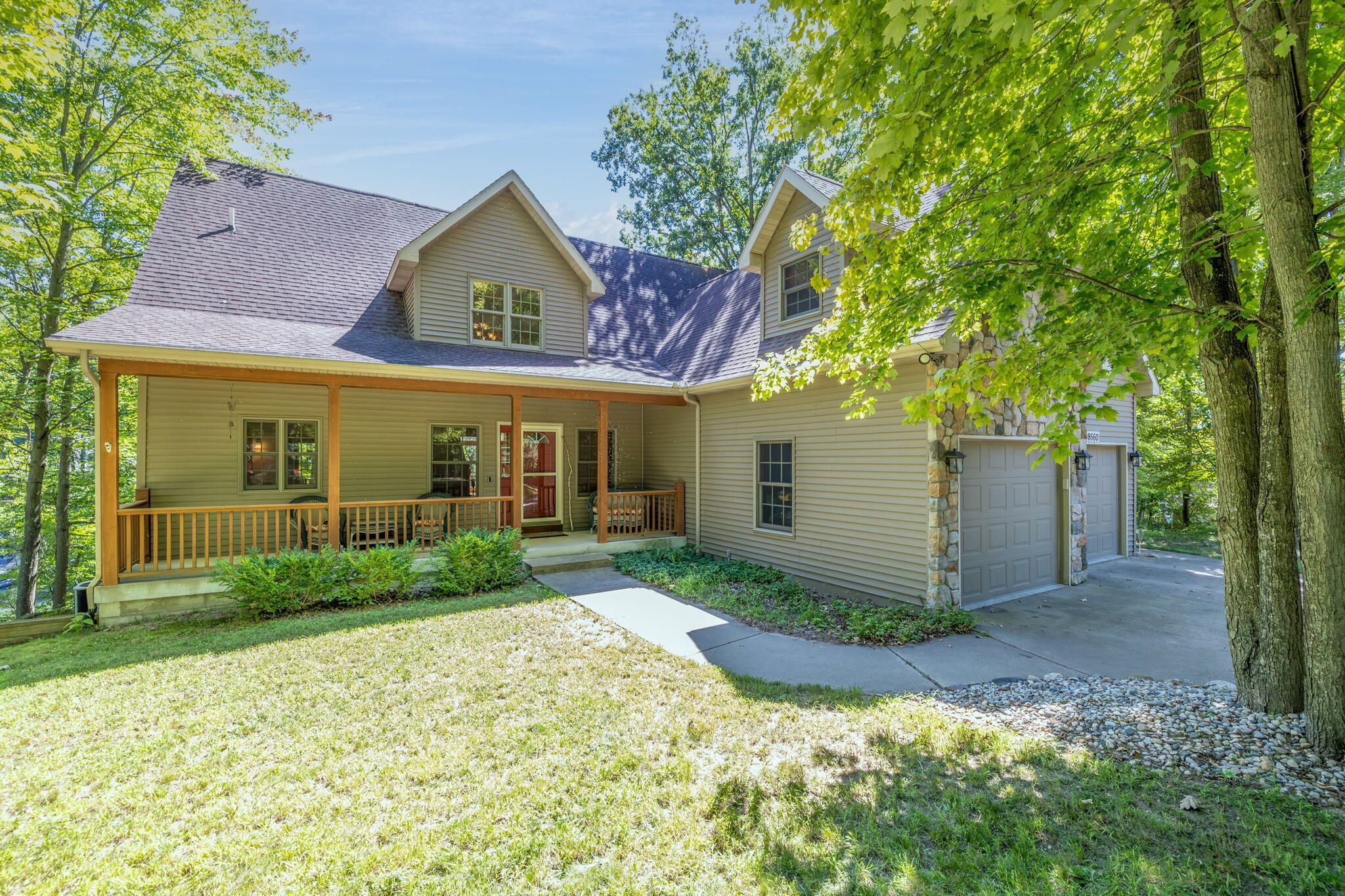 Property Photo: 8660 N Island Drive MI 49346