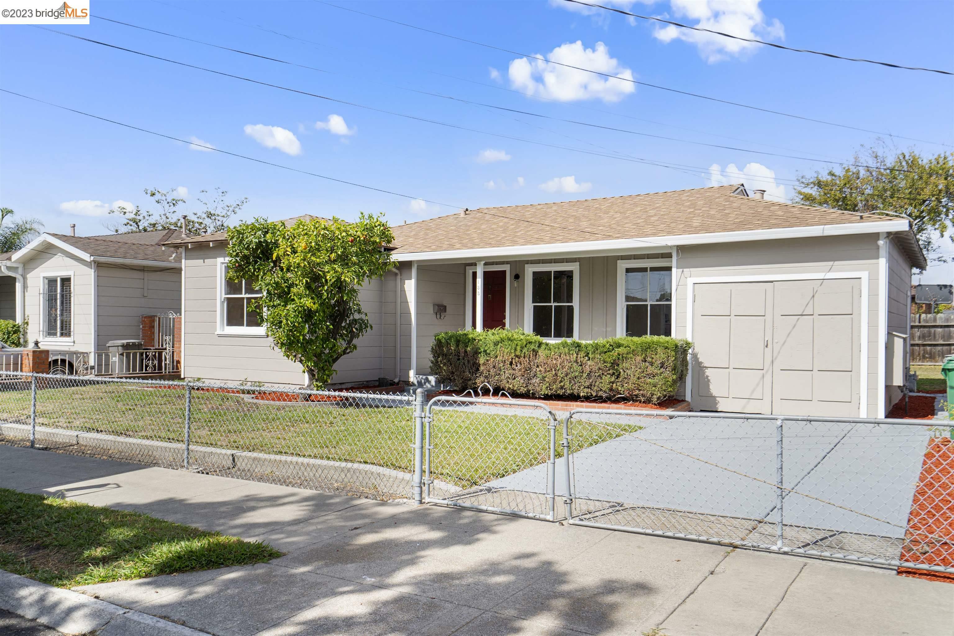 Property Photo:  133 Ghormley Ave.  CA 94603 