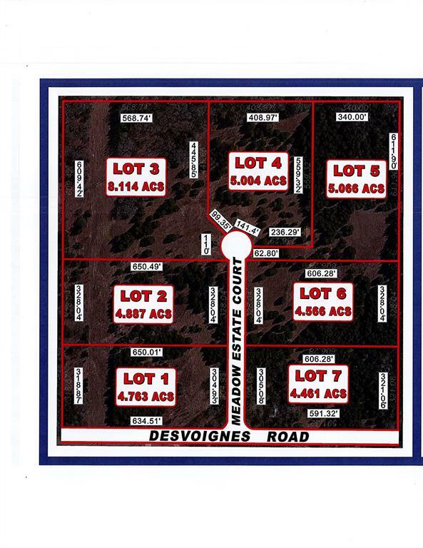 Property Photo: Lt 2 Meadow Estate Court TX 75020