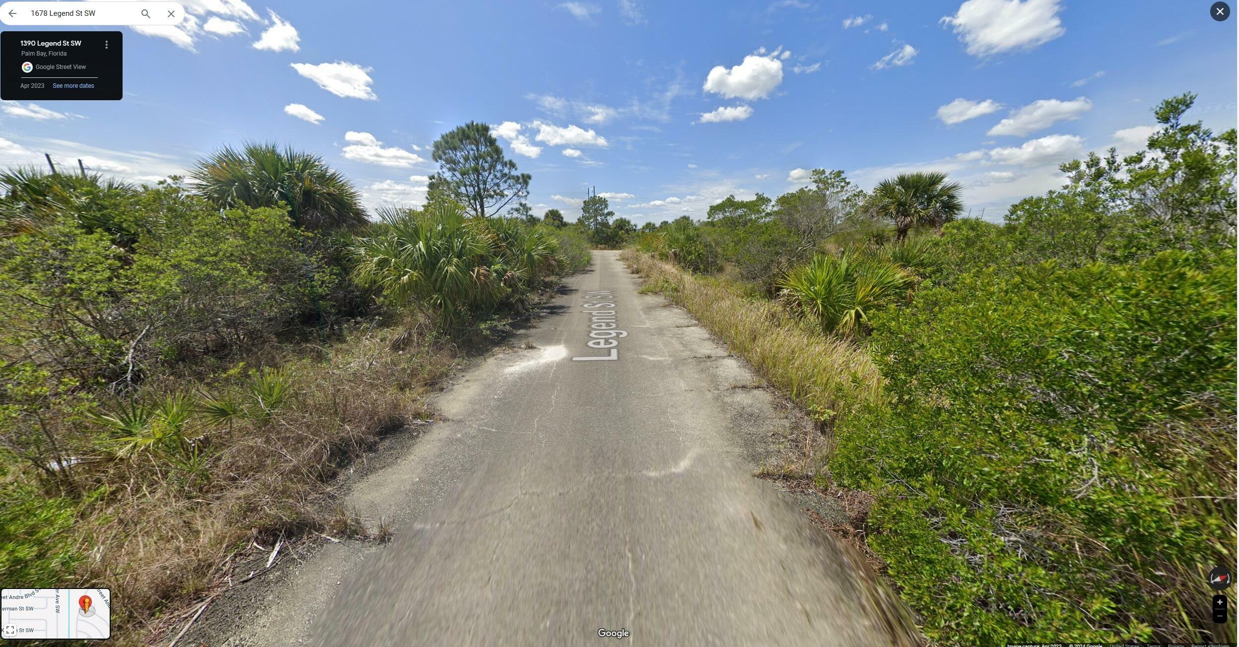 Property Photo:  1342 St Andre + 92 Other Lots Boulevard SW  FL 32908 