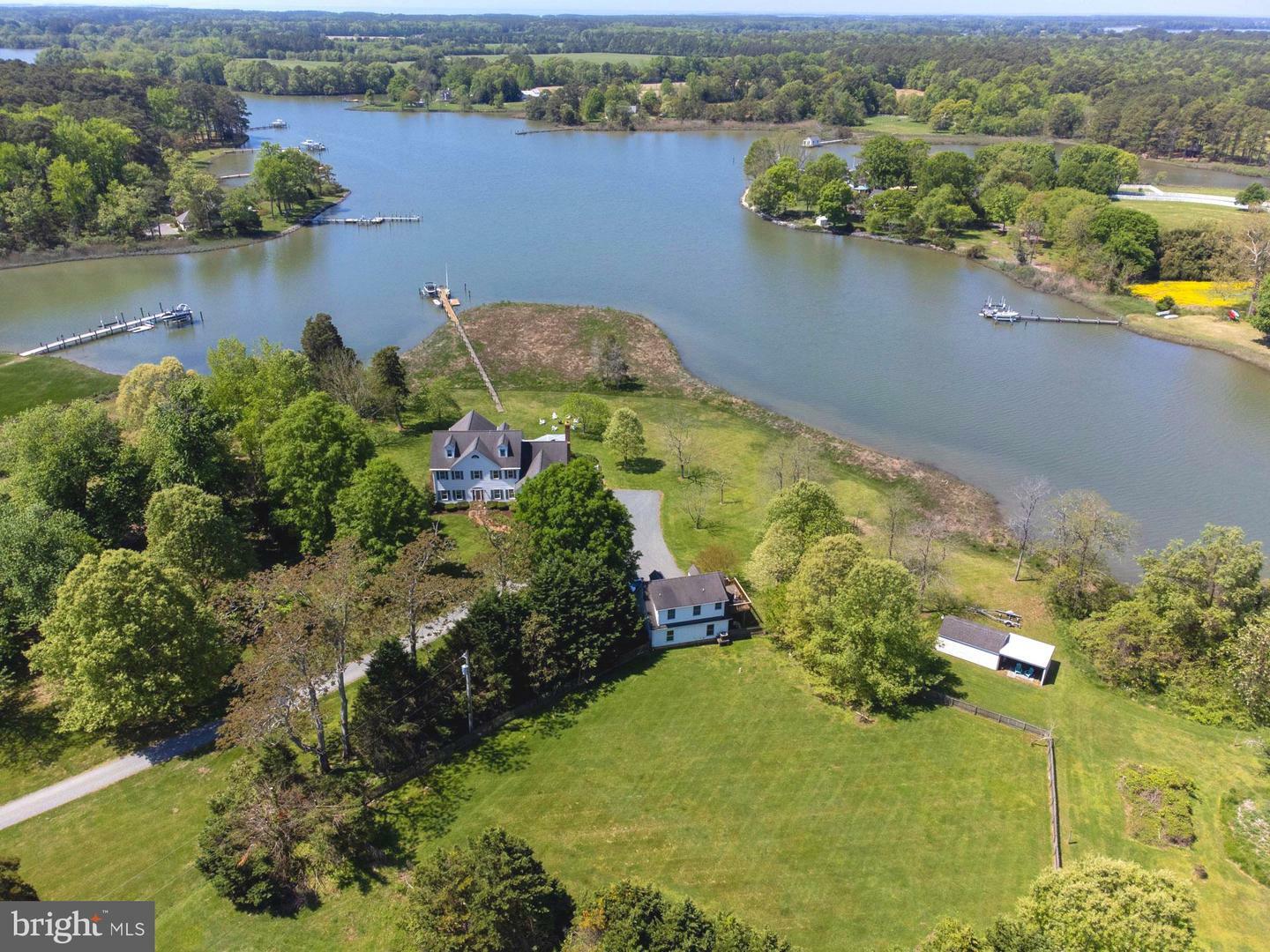 Property Photo:  6694 Hopkins Neck Road  MD 21601 