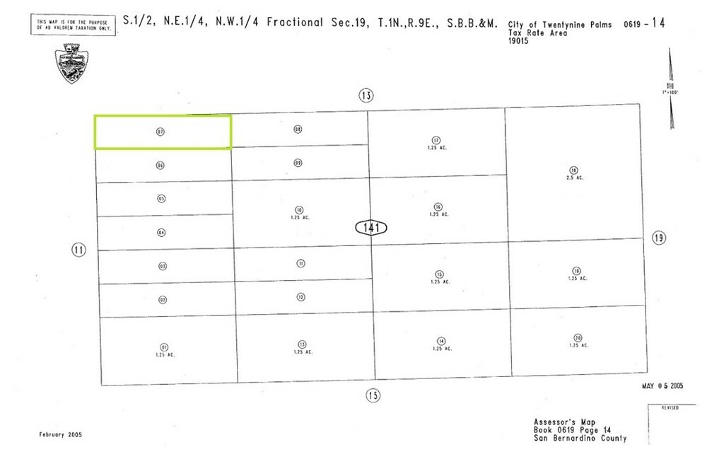 Property Photo:  61914107 (East Of) Morongo Rd  CA 92277 