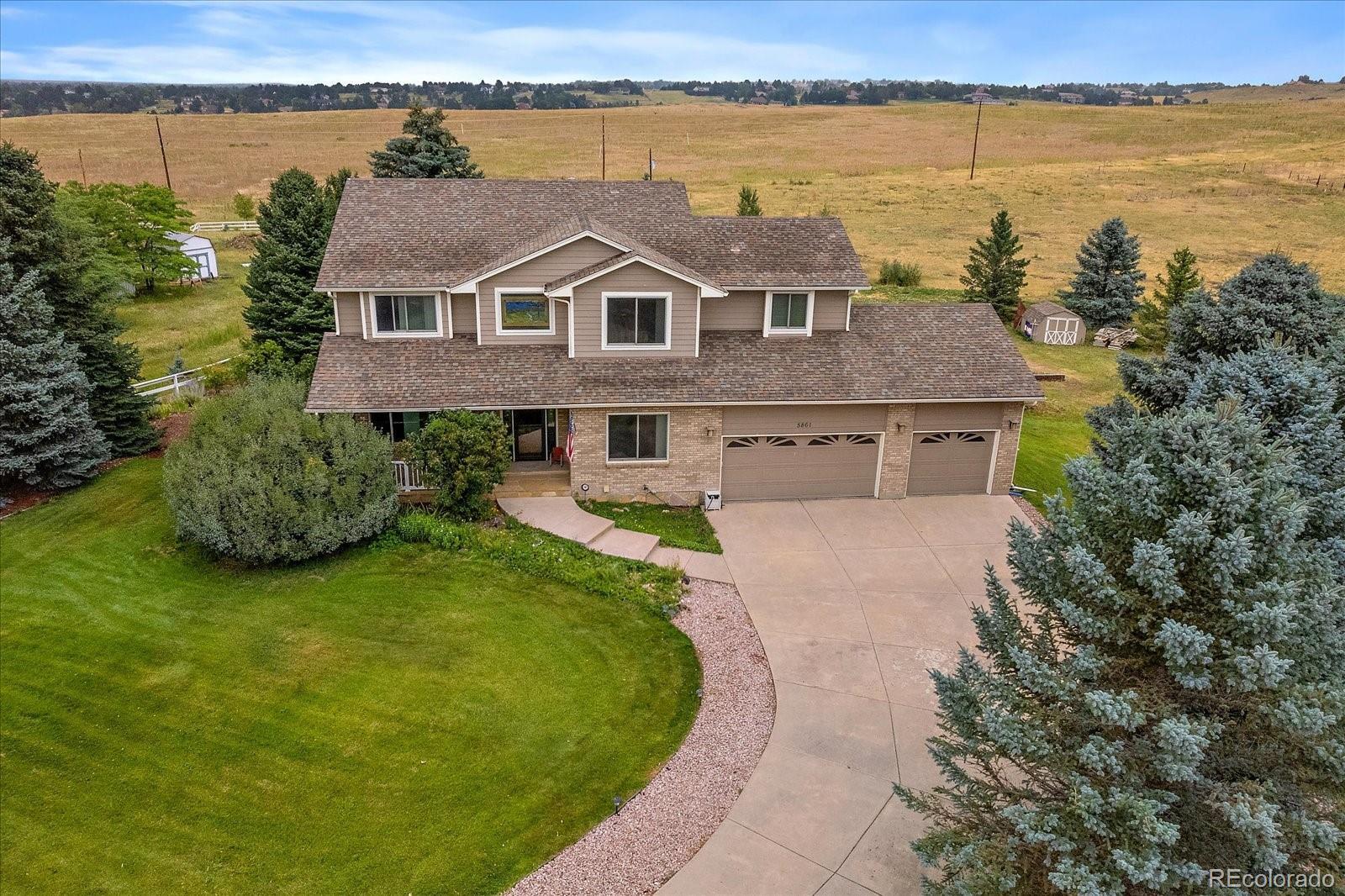 Property Photo: 5861 E Valley Hi Drive CO 80138