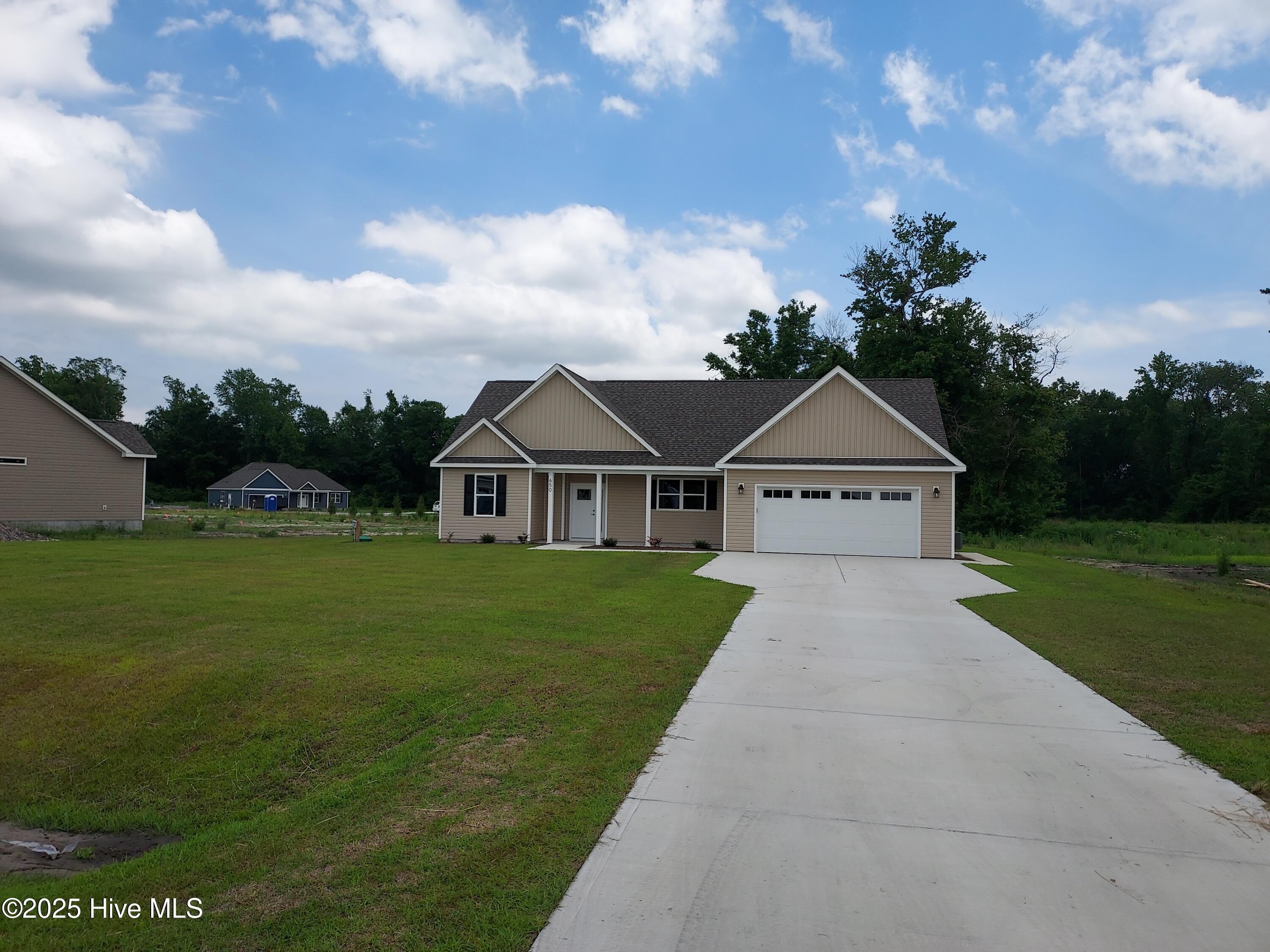 Property Photo: 650 Bright Harvest Drive NC 28555