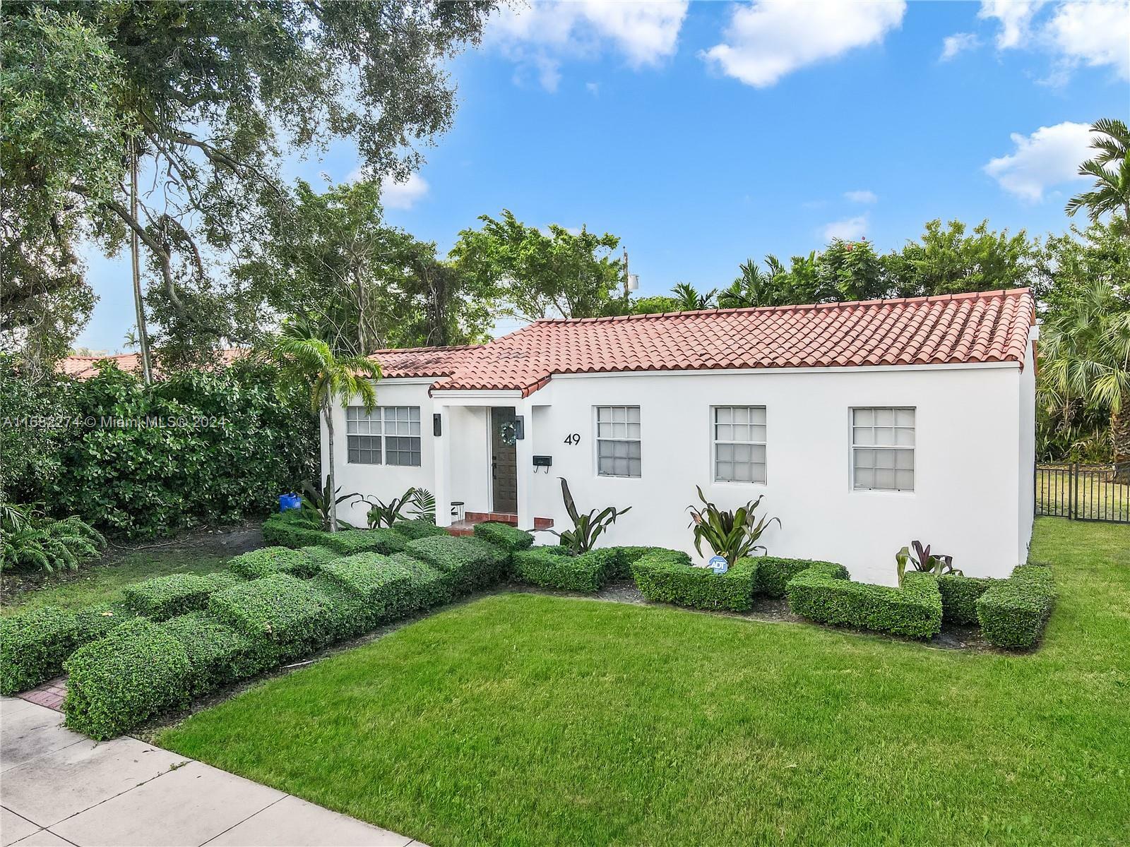 Property Photo:  49 Alcantarra Ave  FL 33134 