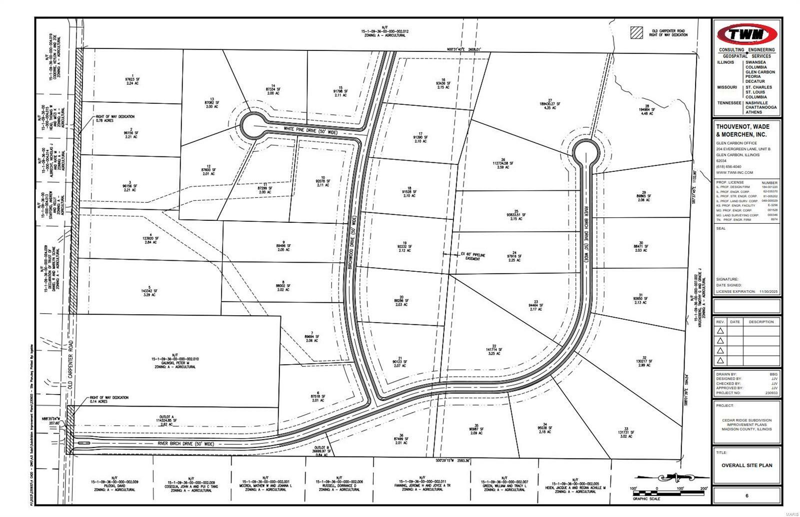 Property Photo:  0 Old Carpenter Lot 1 Road  IL 62025 