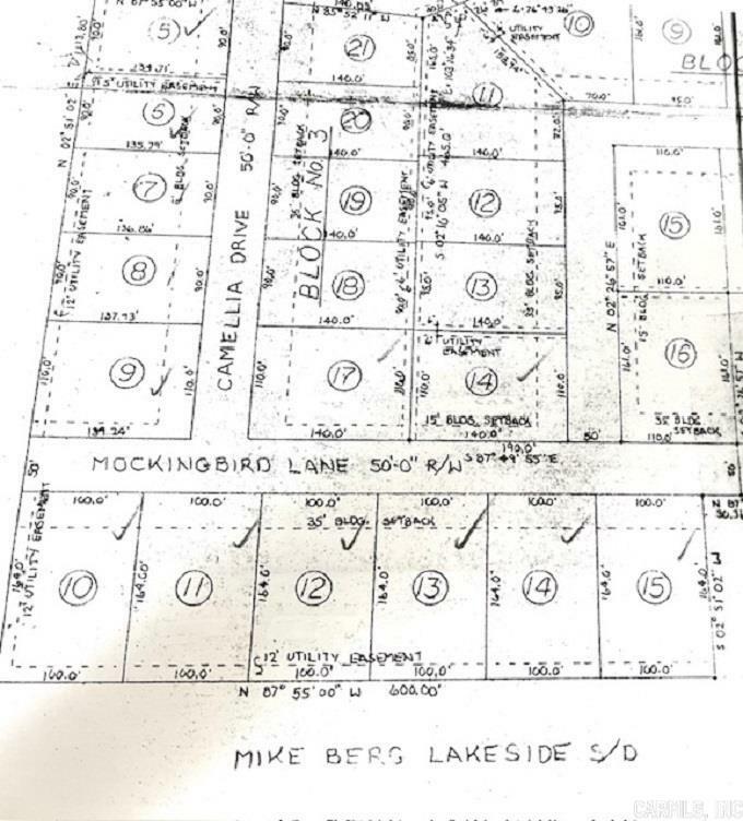 Property Photo: Lot 15 Mockingbird Lane AR 71701