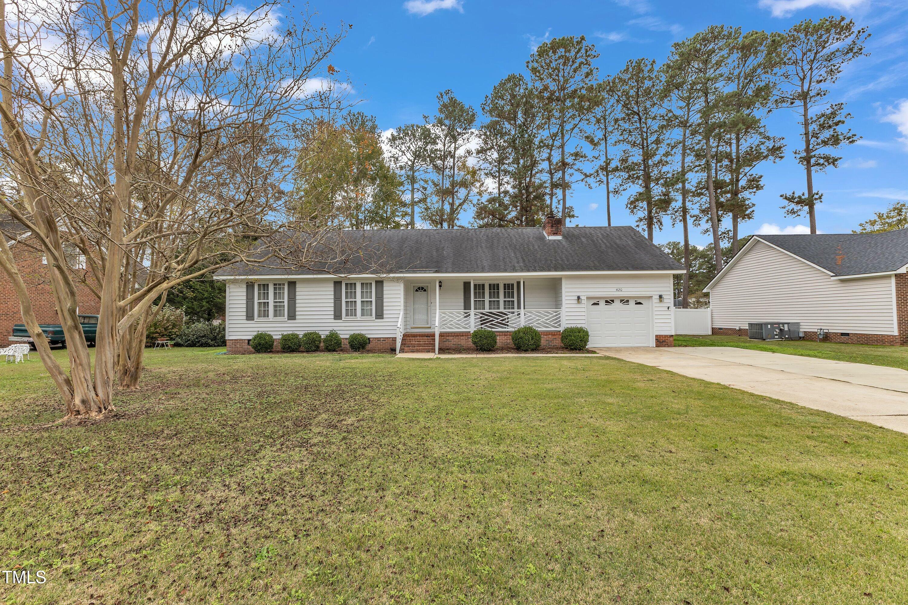 Property Photo:  420 Bennett Drive  NC 27577 