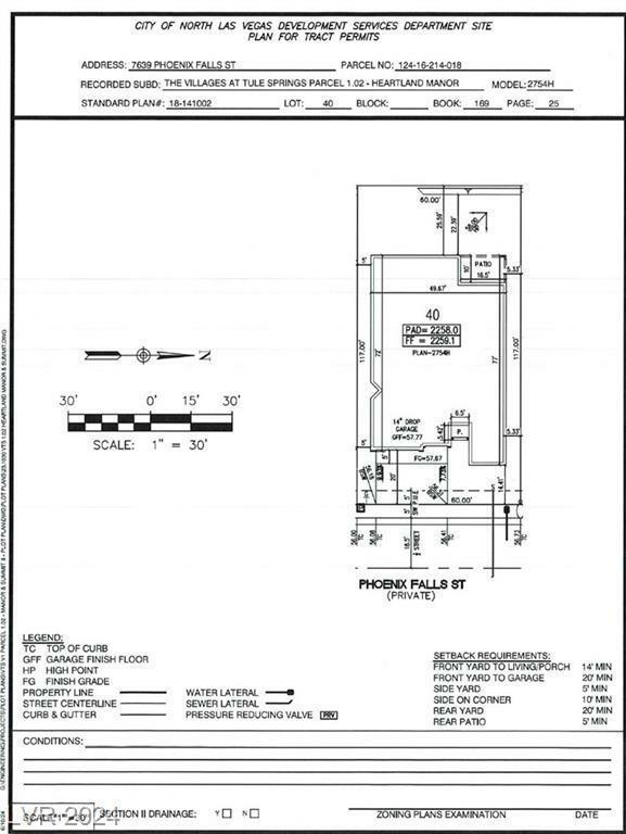 Property Photo:  7639 Phoenix Falls Street Lot 40  NV 89084 