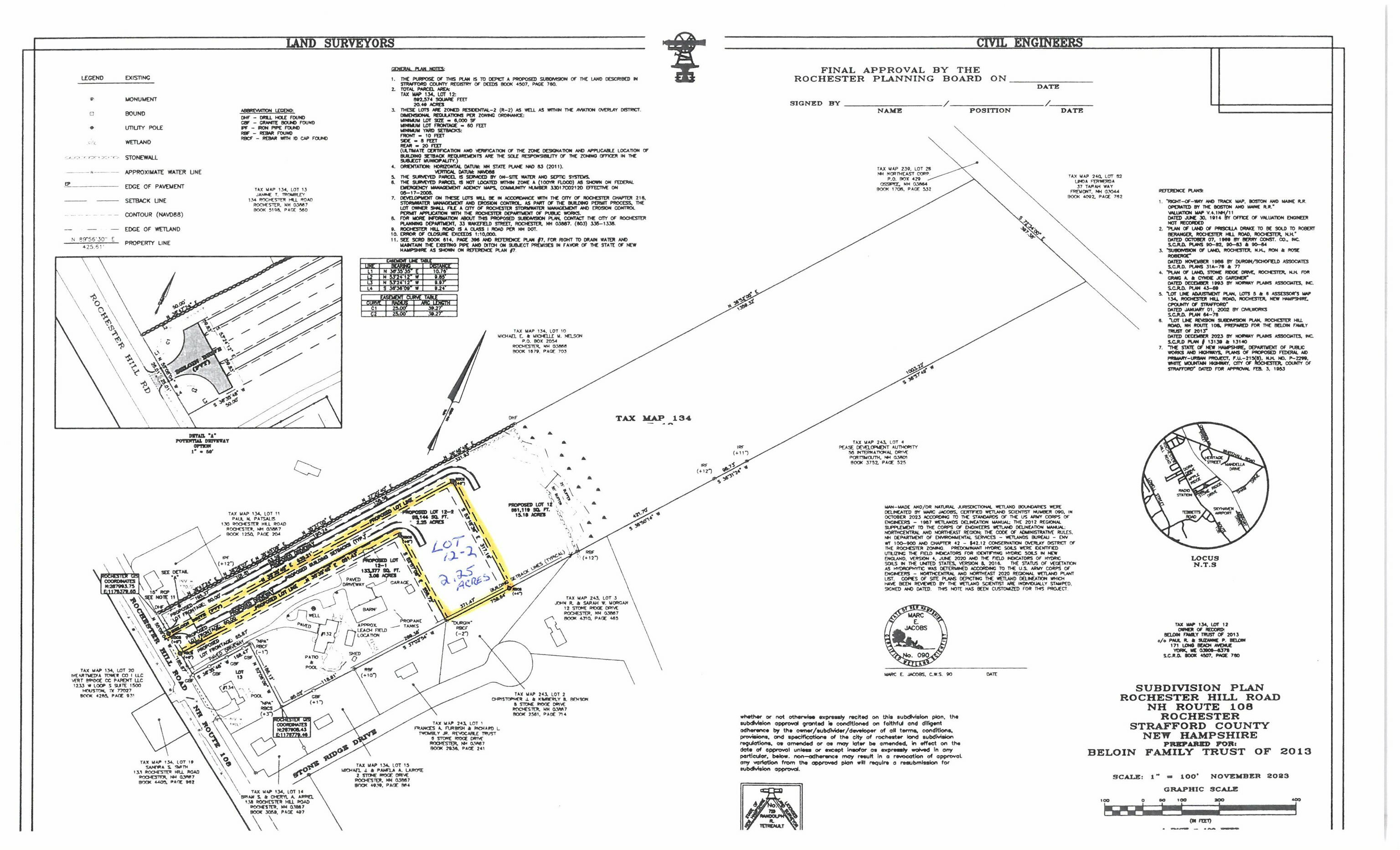 Property Photo:  Lot 12-2 Rochester Hill Road  NH 03867 