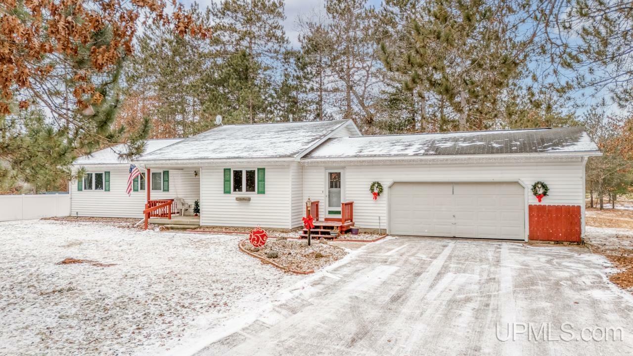 Property Photo: 10375 Whitefish Hill Road MI 49878