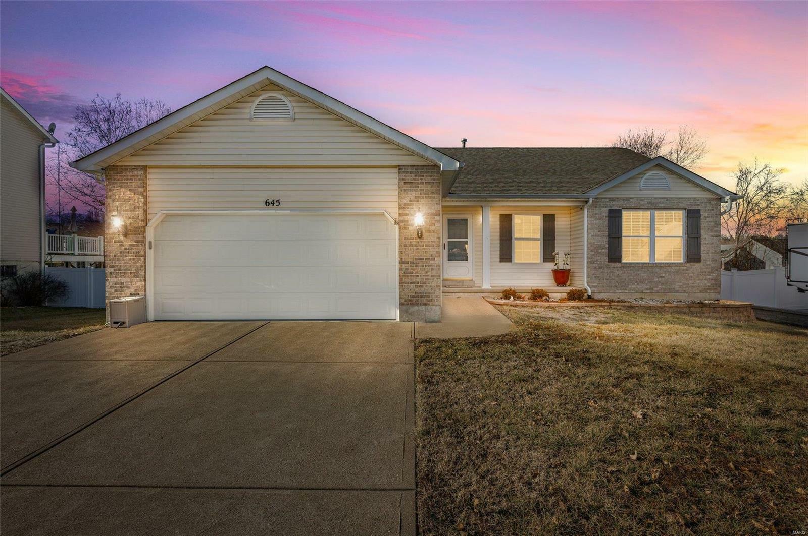Property Photo: 645 Friedberg Drive MO 63048