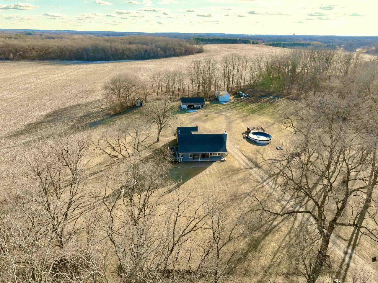 Property Photo:  7402 East Bowers Lake Road  WI 53563 