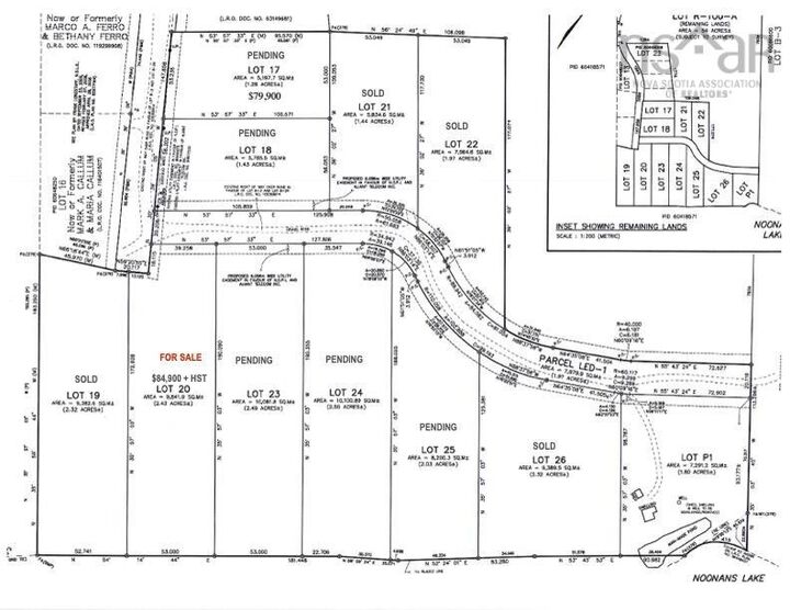 Property Photo:  Lot 20 Noonan Lake Lane  NS B0J 1T0 