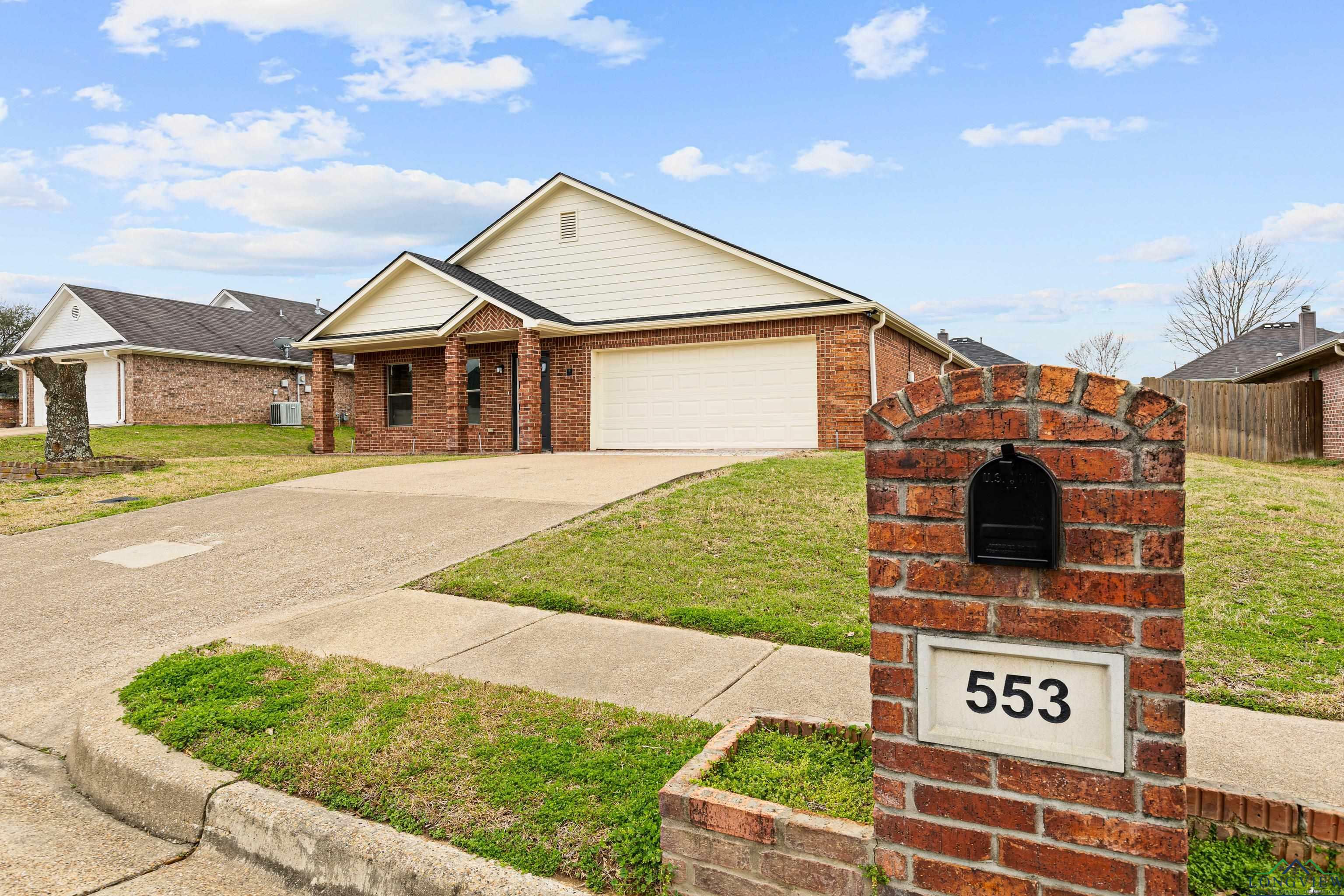 Property Photo:  553 Princess Place  TX 75704 