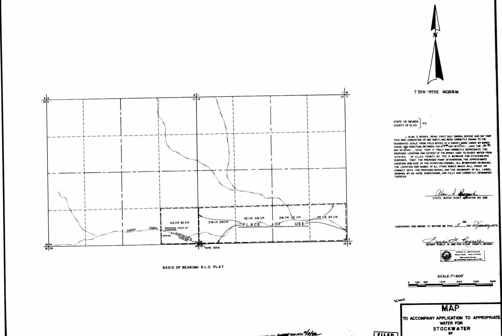 Property Photo:  006-10A-001 Sec 12 Twn 35N Rge #55E  NV 89801 