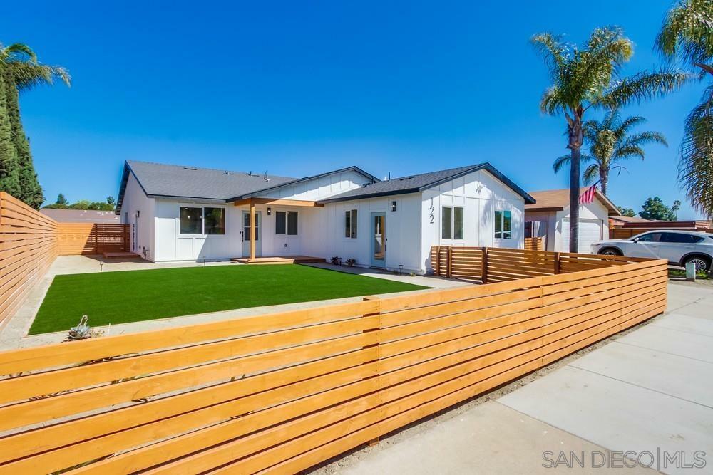 Property Photo: 122 Lancer Ave CA 92058