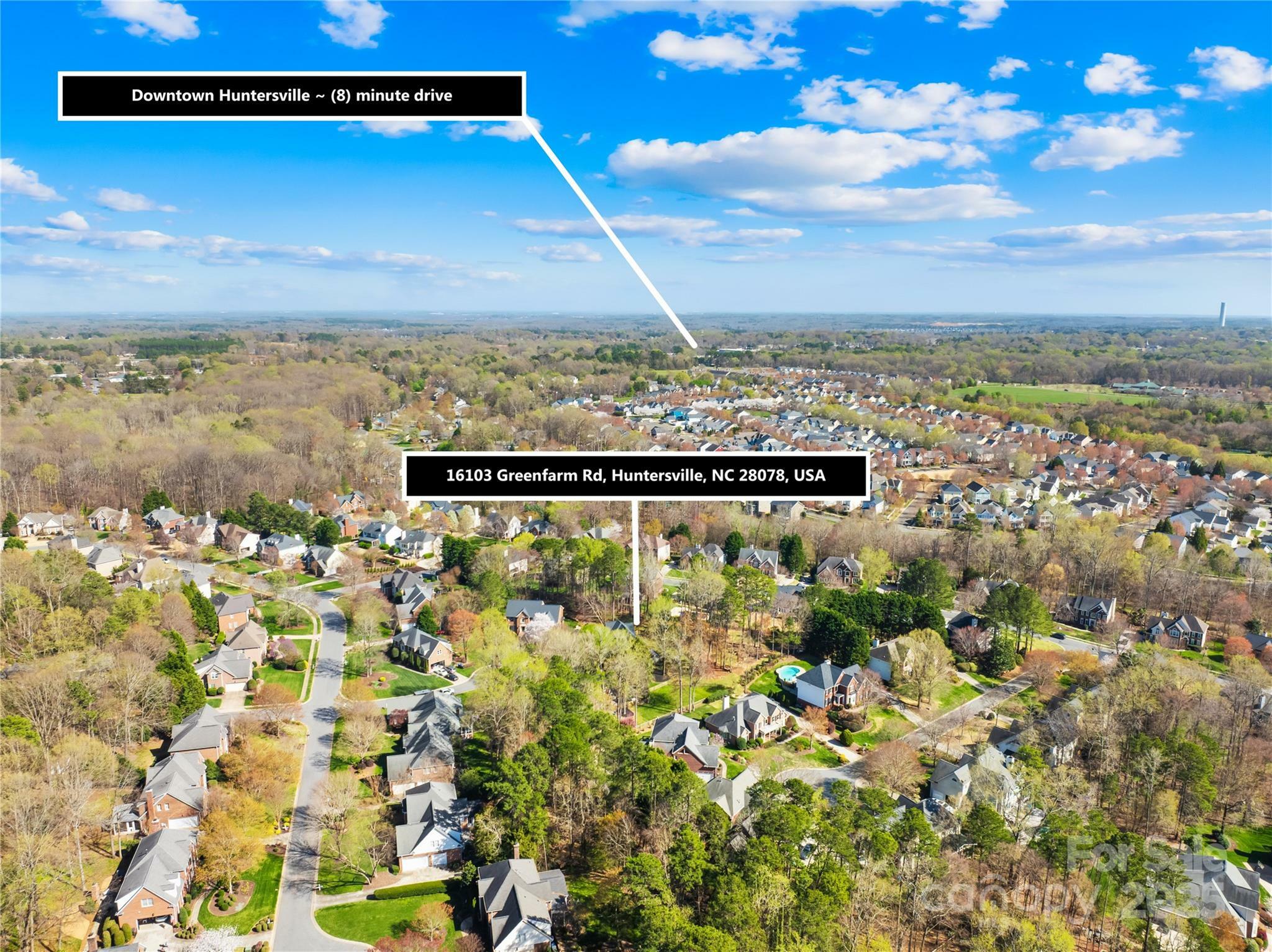 Property Photo: 16103 Greenfarm Road NC 28078