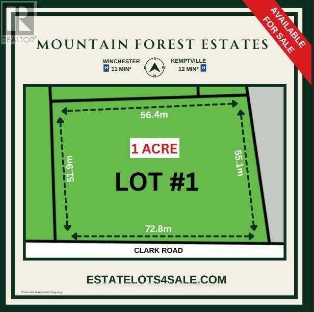 Property Photo: 10436 Clark Road Lot 1 ON K0E 1S0