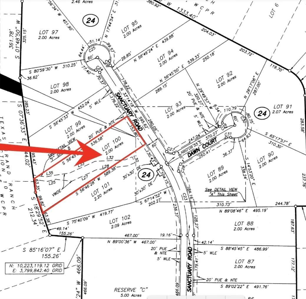 Property Photo:  Lot 100 Sanctuary Rd Road  TX 77340 