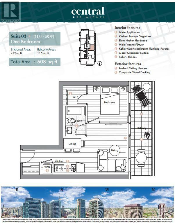 Photo de la propriété: 38 Widmer Street 1103 ON M5V 2E9