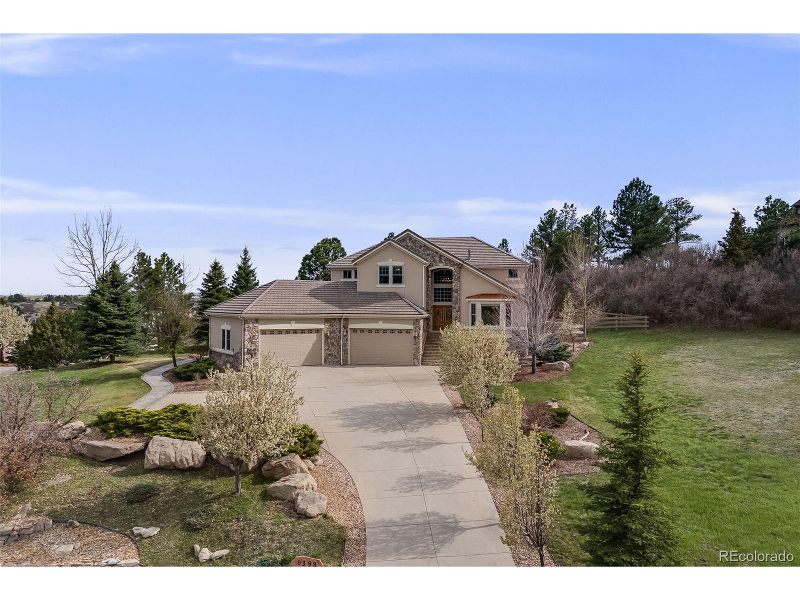 Property Photo: 6398 Lost Canyon Ranch Rd CO 80104