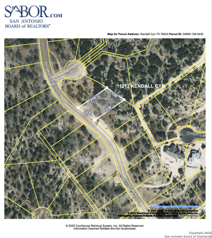 Property Photo:  11212 Kendall Cyn  TX 78023 