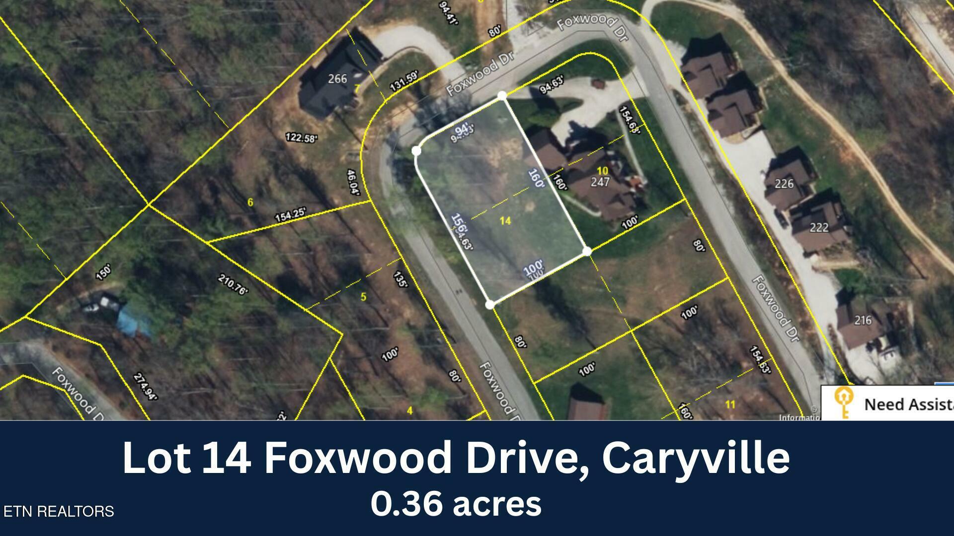 Property Photo: Lot 14 Foxwood Drive TN 37714