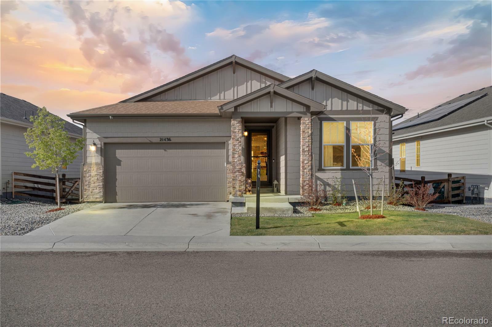 Property Photo: 21436 E Stanford Avenue CO 80015