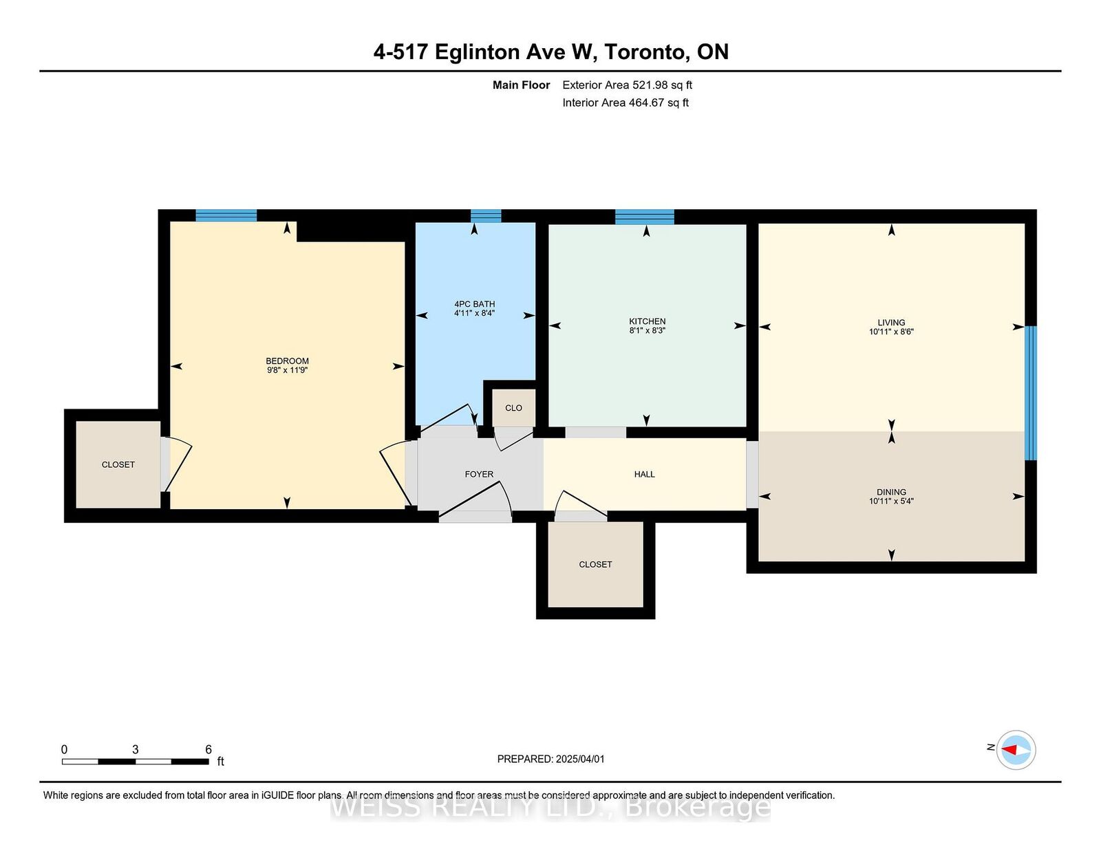 Property Photo:  517 Eglinton Avenue W 4  ON M5N 1B1