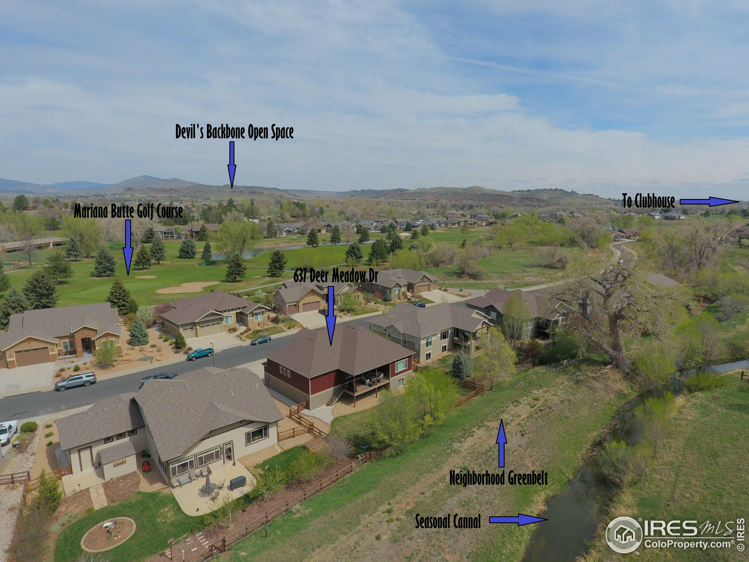 Property Photo: 637 Deer Meadow Dr CO 80537