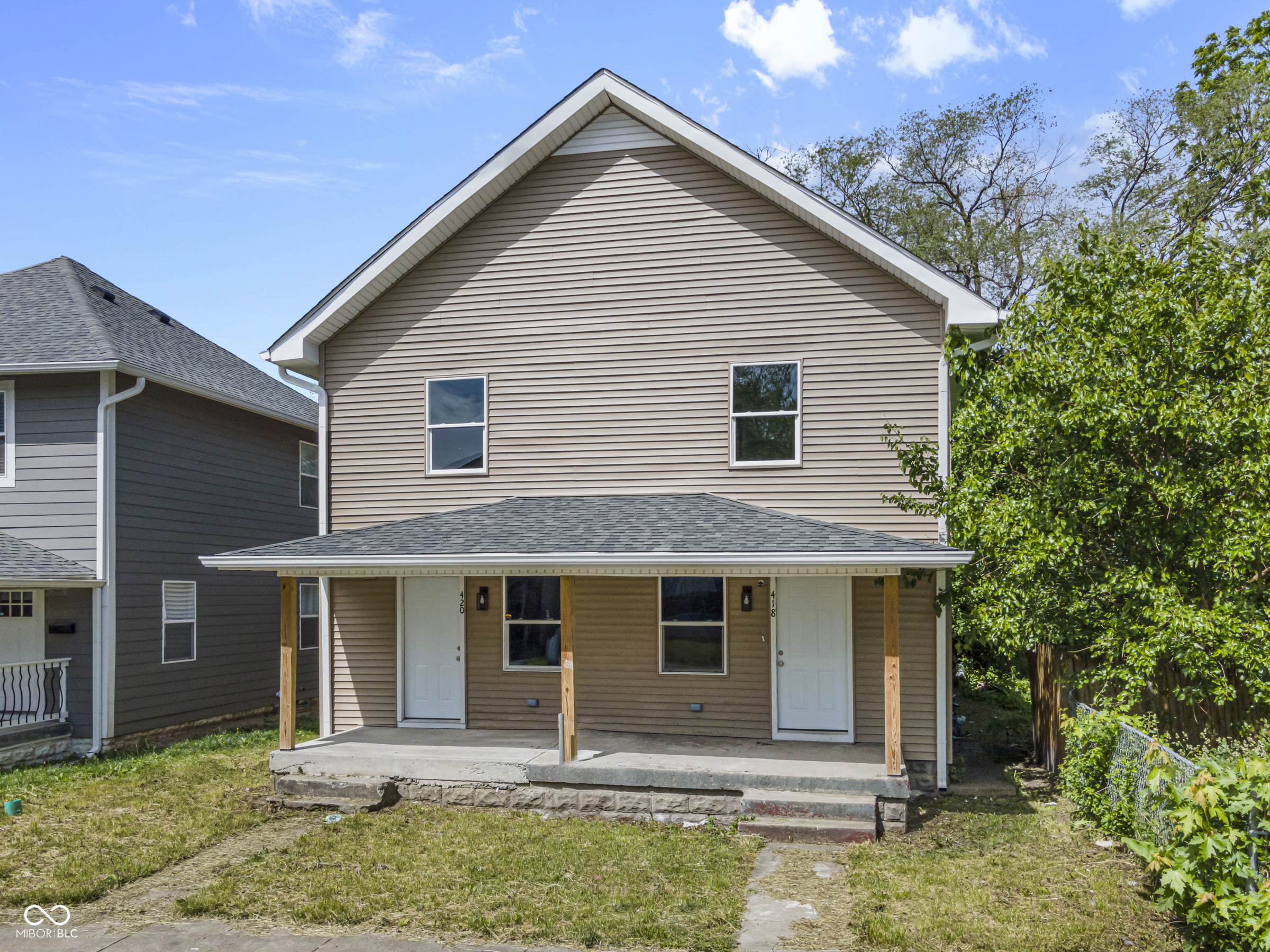 Property Photo: 418 Harlan Street IN 46201
