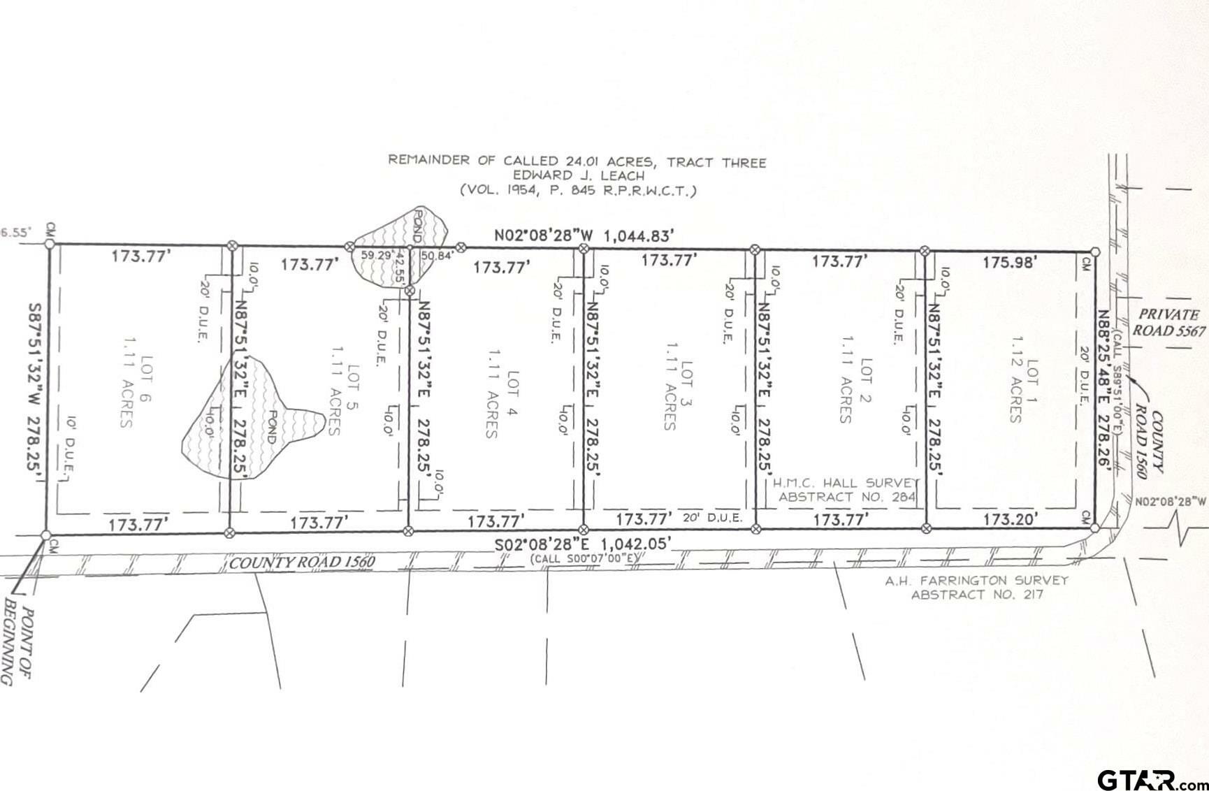Property Photo: Lot 4 , Cr 1560 TX 75410