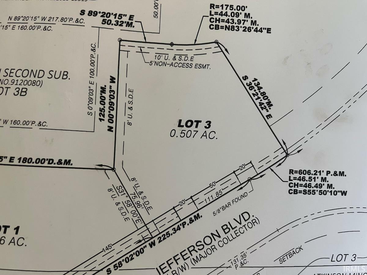 Property Photo: Vl Jefferson Road IN 46561