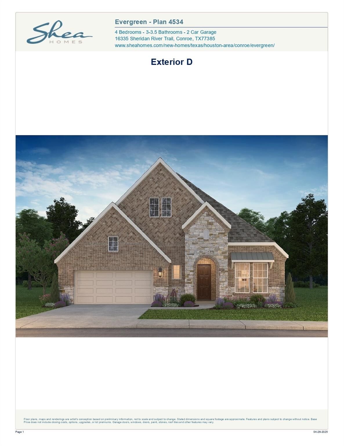 Property Photo: 13111 Brookwood Bend Lane TX 77302